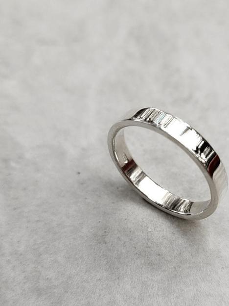 Обручальное кольцо серебро без вставок 925 фото 1