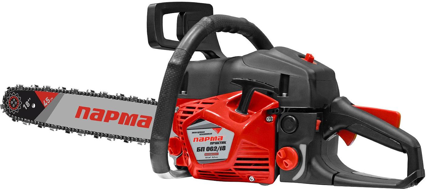 Бензопила Парма БП 062/18 2400Вт 3.2л.с. дл.шин.:18" (45cm) фото 1
