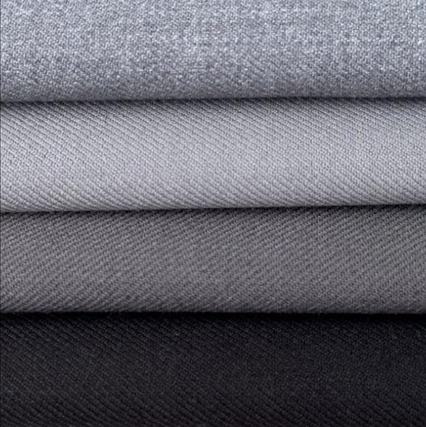 Костюмная ткань «Черный» 145 см ОПТ фото 1