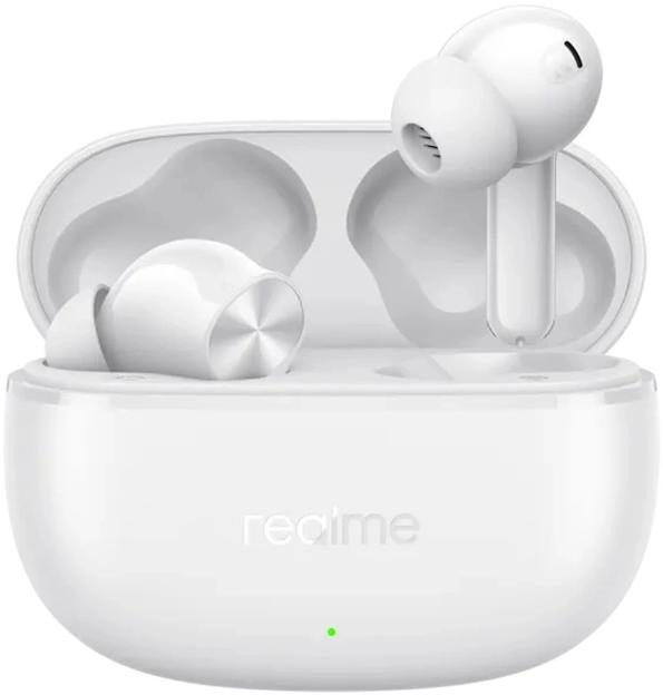 Гарнитура внутриканальные Realme Buds T200x белый беспроводные bluetooth в ушной раковине (6941764461710) фото 1
