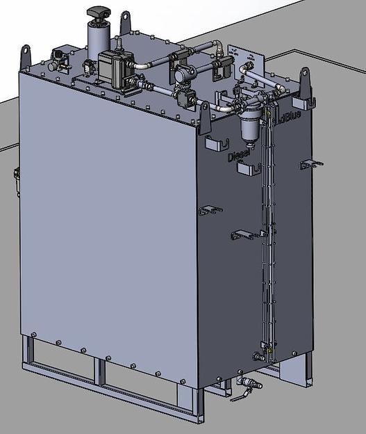 Автоматизированный стенд заправки дизельного топлива и AdBlue фото 4