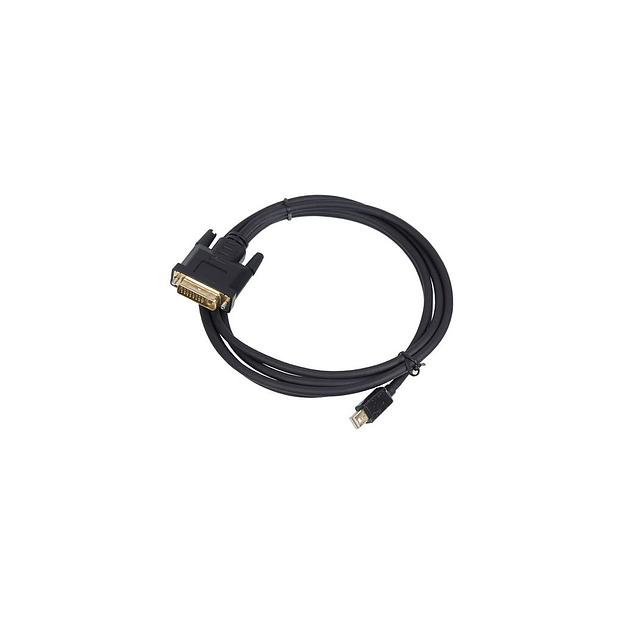 Кабель 1.1v, miniDisplayPort (m) - DVI (m), GOLD, 2м, черный фото 1