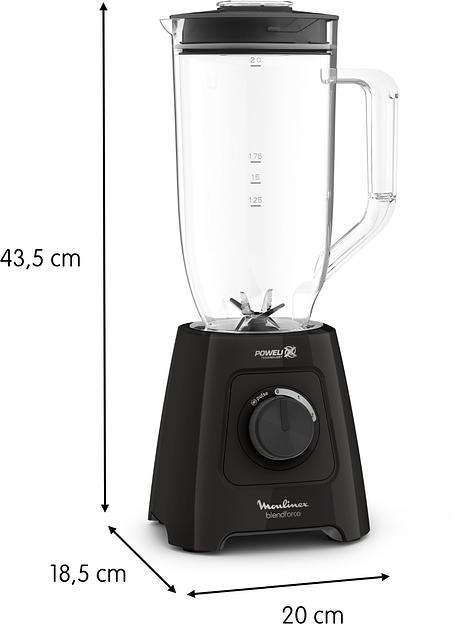 Блендер стационарный Moulinex Blendforce LM458810 600Вт черный фото 6