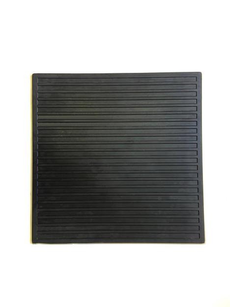 Бытовой коврик, 6 мм, 500*500 мм, чёрный фото 1