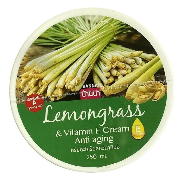 Крем для тела омолаживающий «Лемонграсс и Витамин E» BANNA 250 мл опт фото 1