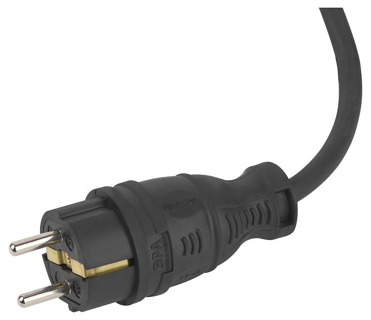 Удлинитель силовой UK-3e-3x1,5-20m-IP44(KG) с заземлением 3 розетки каучук 20м КГ 3х1,5мм2 IP44 фото 6