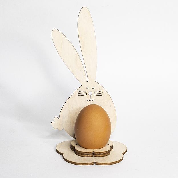 Подставка для яйца пасхальная Заяц маленький фото 1