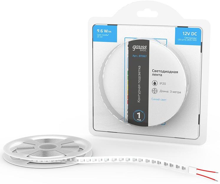 Лента светодиод. Gauss Basic 3м (BT067) фото 1