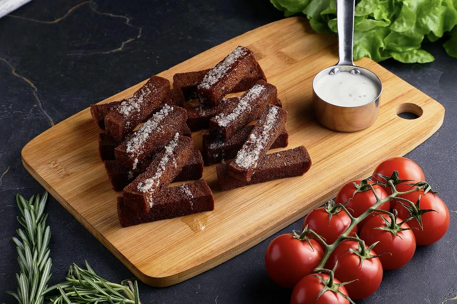 Гренки Бородинские с чесноком 1 кг ОПТ фото 3