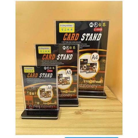 Указатель настольный, вертикальный, А5, двухсторонний, прозрачный фото 1