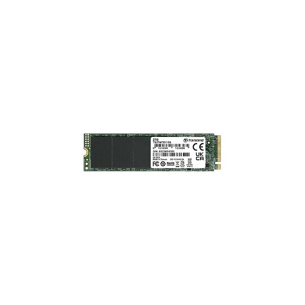 SSD накопитель Transcend 115S TS2TMTE115S 2ТБ, M.2 2280, PCIe 3.0 x4, NVMe, M.2 фото 1