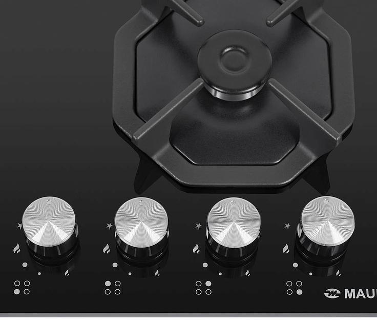 Газовая варочная поверхность Maunfeld EGHG.64.23CB\G черный фото 6