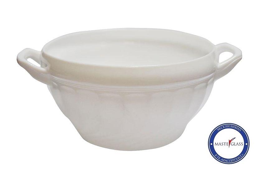 Бульонница 500/750 мл. d=137 мм. с ручками Трианон /1/12/ фото 1