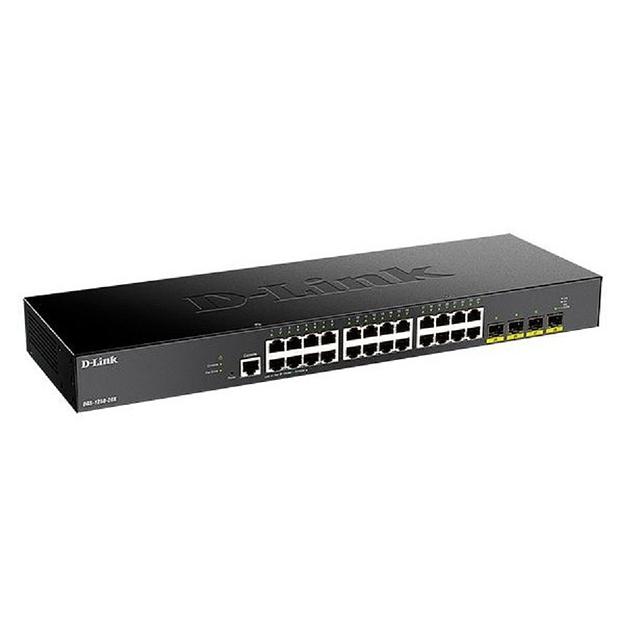 D-Link DGS-1250-28X/A1A Настраиваемый L2 коммутатор c 24 портами 10/100/1000Base-T и 4 портами 10GBase-X SFP+ фото 1