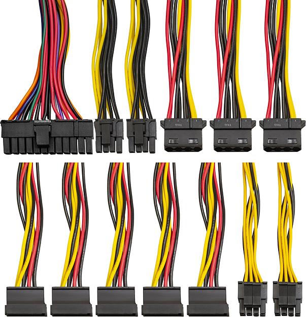 Exegate EX221643RUS Блок питания 600W ATX-600NPX OEM, black, 12cm fan, 24+4pin, 6pin PCI-E, 3*SATA фото 4