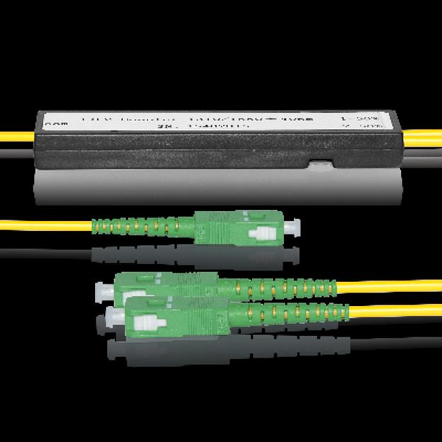 Делитель оптический корпусный трехоконный 1х2 SC/APC фото 3