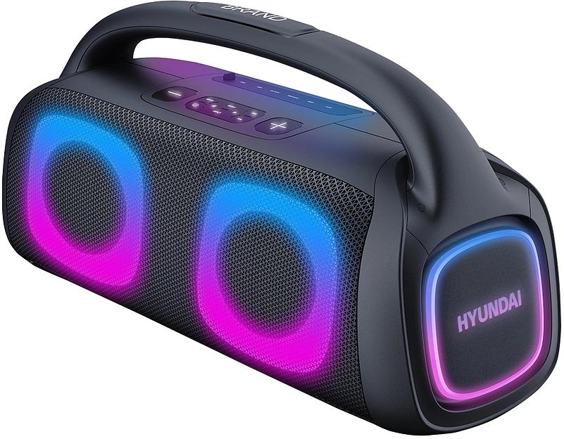 Колонка порт. Hyundai H-PS1027 черный 80W 2.0 BT 10м 3600mAh фото 9