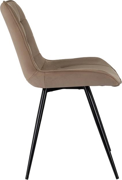 Стул для дома Бюрократ CH-K2_4 комплект 4шт св.коричневый Holland 65 металл черный на ножках (CH-K2_1/HL65_4) фото 2