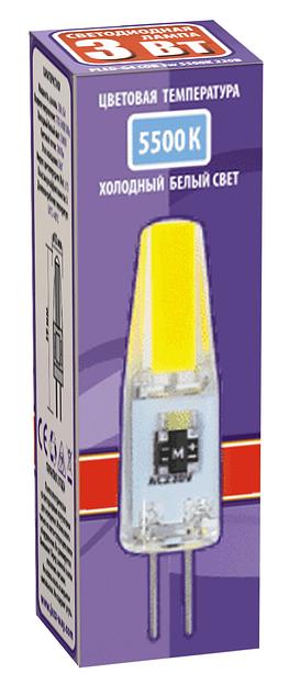 Лампа светодиодная LED 3Вт G4 холодныйCOB фото 2