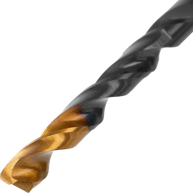 Набор сверл по металлу, 1,5-6,5 мм, HSS-Tin, Golden Tip, 13 шт// Denzel фото 5