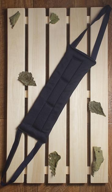 Мочалка тканевая «Жёсткая Люкс» 40х12 см ОПТ фото 2