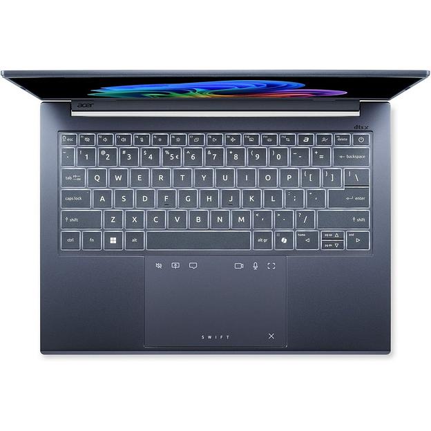 Ноутбук Acer Swift Go 14 AI SFG14-75-58NB Intel Core Ultra 5 226V/16Gb/SSD1Tb/14"/OLED/WUXGA/1920x1200/60Hz/NoOS/Blue (NX.JNBCD.007) фото 5