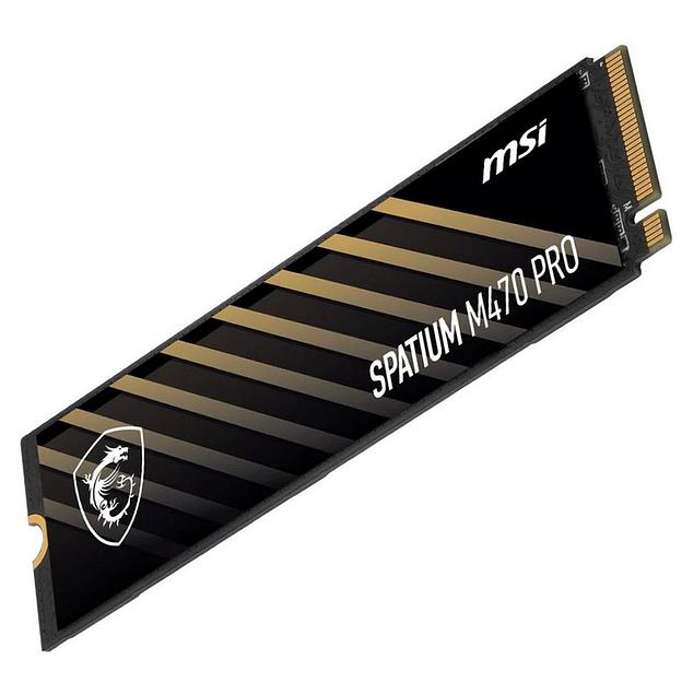 Твердотельный накопитель SSD MSI M.2 2280 2TB SPATIUM M470 PRO Client SSD S78-440Q990-P83, PCIe Gen4x4 with NVMe, 3D TLC, R/ W 5000/ 4400 фото 3