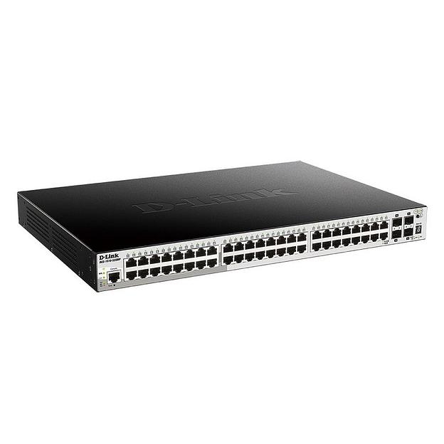 Коммутатор D-Link DGS-1510-52XMP/A1A 48G 4SFP+ 48PoE 370W настраиваемый фото 1
