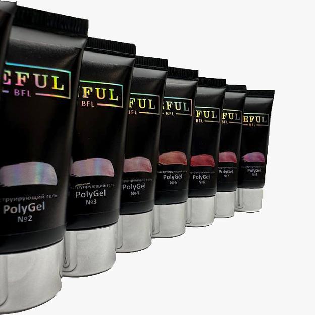 Гель для наращивания BEFUL «Polygel» 30 мл ОПТ фото 1