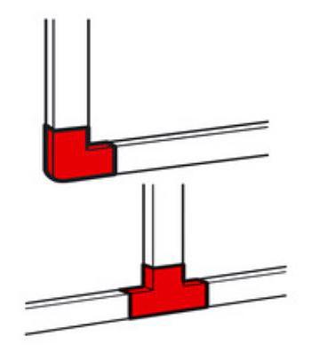 Уг.плоск/Т 60x40 мм METRA Legrand 638199 фото 2