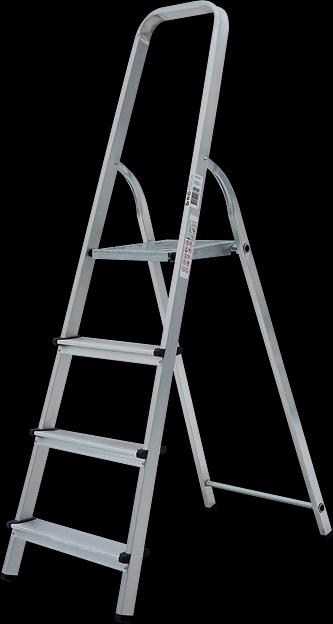 Стремянка алюминиевая 4 ступени ОПТ фото 1