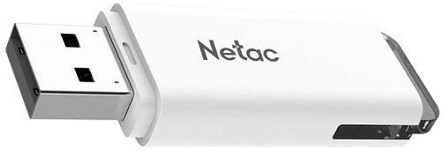 Флеш Диск Netac 32Gb U185 NT03U185N-032G-20WH USB2.0 белый фото 2