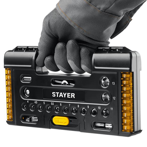 STAYER Auto 57, 57 шт, универсальный набор инструмента (27760-H57) фото 8