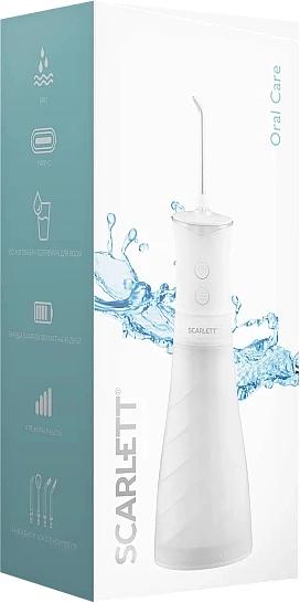 Ирригатор Scarlett SC-WF01 портатив. белый фото 2