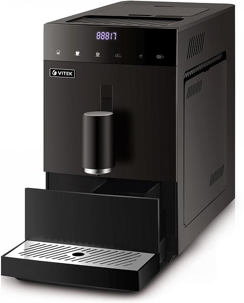 Кофемашина Vitek Metropolis VT-8700 1350Вт черный фото 8