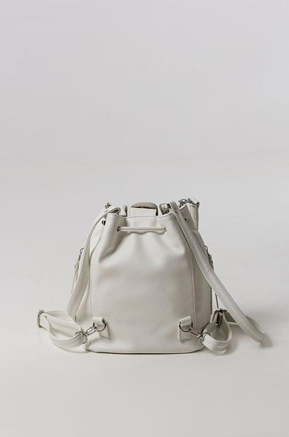 Рюкзак женский кожаный белый опт фото 7