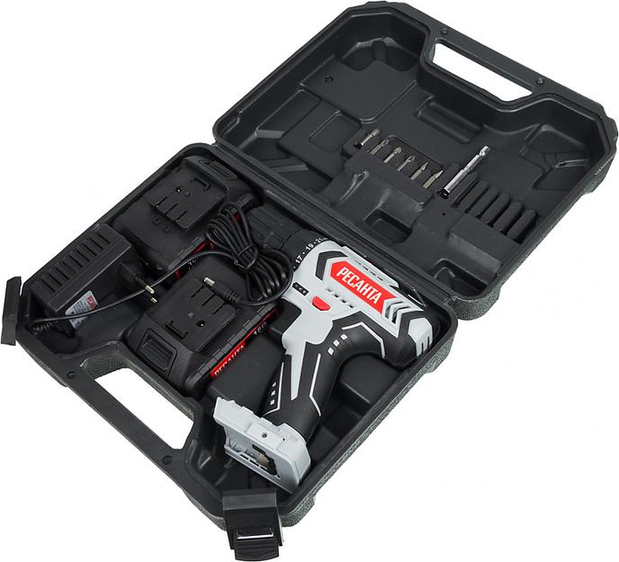 Дрель-шуруповерт Ресанта ДА-18-2ЛК аккум. патрон:быстрозажимной (кейс в комплекте) фото 9