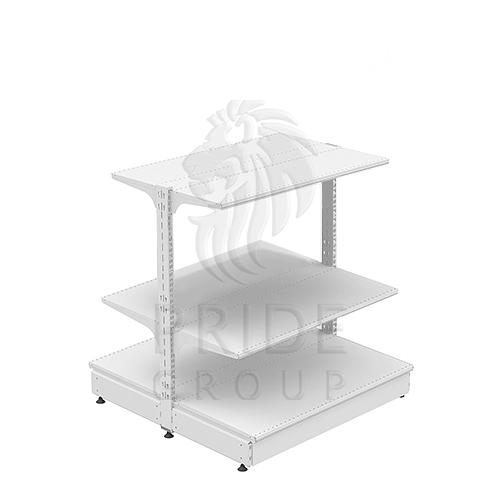 Стеллаж островной без стенок 1000x870x1550 3 полки фото 1