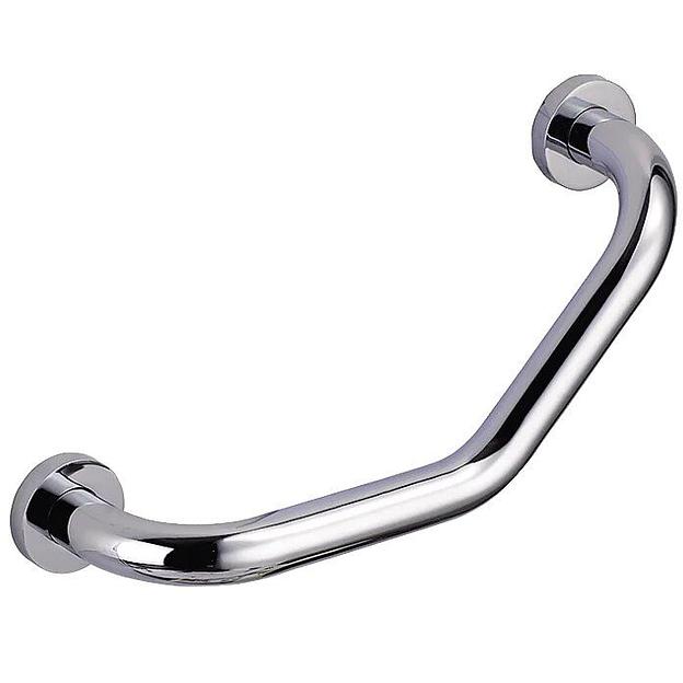 Поручень L образный с мыльницей «Solinne», 11425, хром, Коллекция Base фото 1