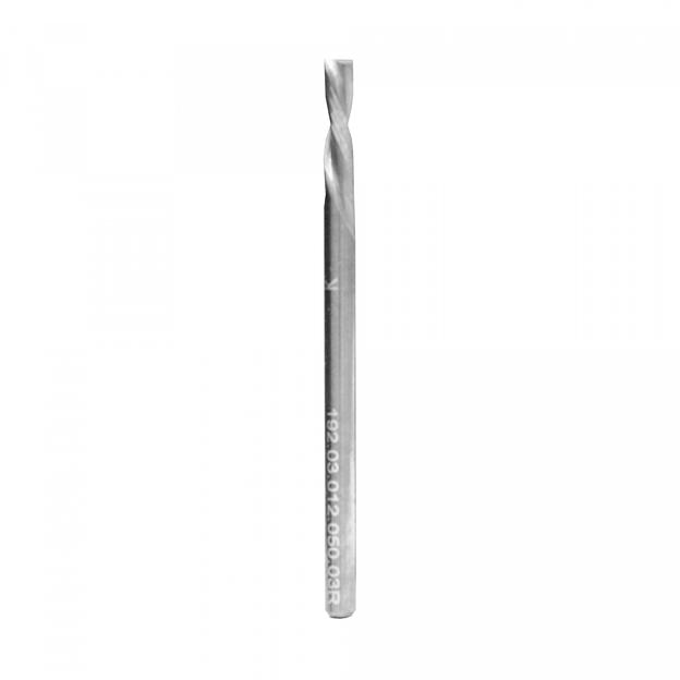 192.03.012.050.03R Фреза спиральная VHM D=S=3 I=12 L=50 RH Z2 (вниз) фото 1