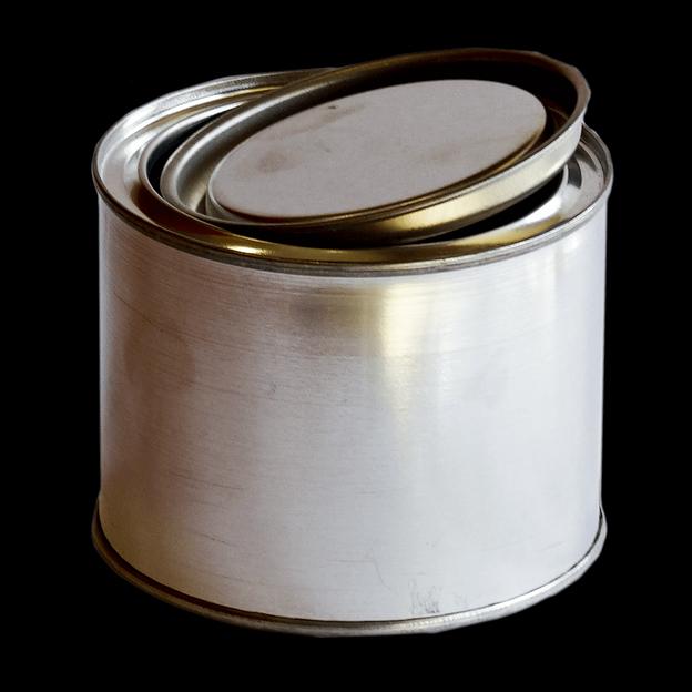Металлическая банка 0,541 литра с крышкой фото 1