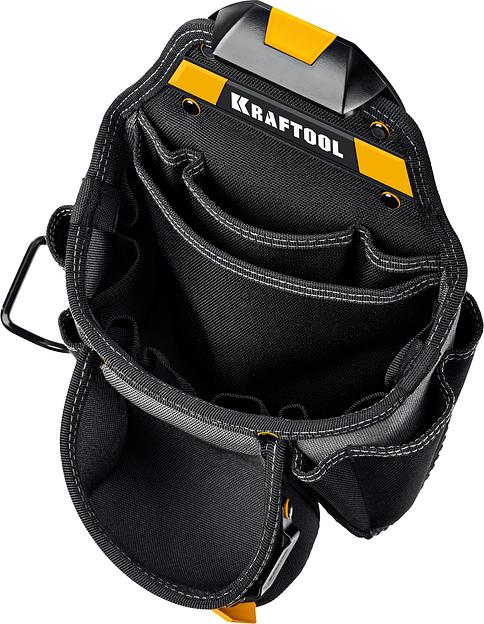 KRAFTOOL KBS-3 пояс монтажника, в комплекте: пояс монтажника, большая сумка, малая сумка (38762) фото 4