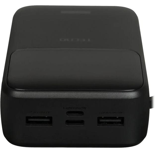 Внешний аккумулятор Tecno Pocket S201 20000mAh 2.4A 2xUSB-A/USB-C черный фото 3
