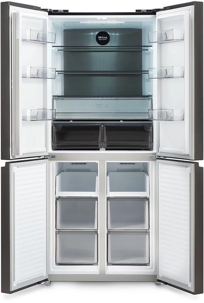 Холодильник Hyundai CM45043F 3-хкамерн. черная сталь фото 1