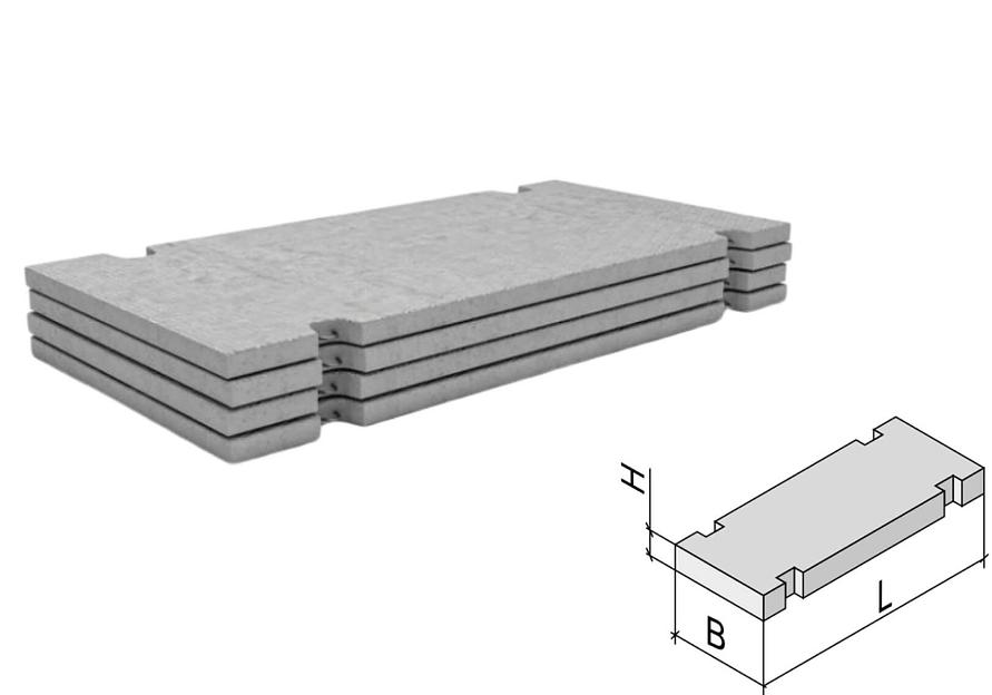 Дорожные плиты 2П 30.15-30 (М400 щебень) фото 1
