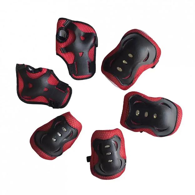 Защитный набор для катания взрослый красный NRG-6017В опт фото 1