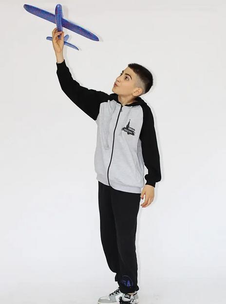 Толстовка с капюшоном на молнии 86994732 ОПТ фото 1