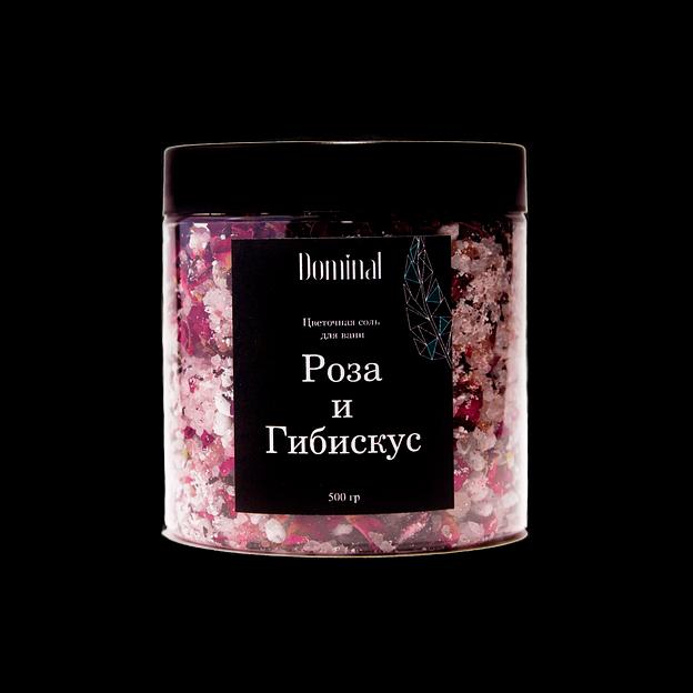 Цветочная соль для ванны «Роза и гибискус» Опт фото 1
