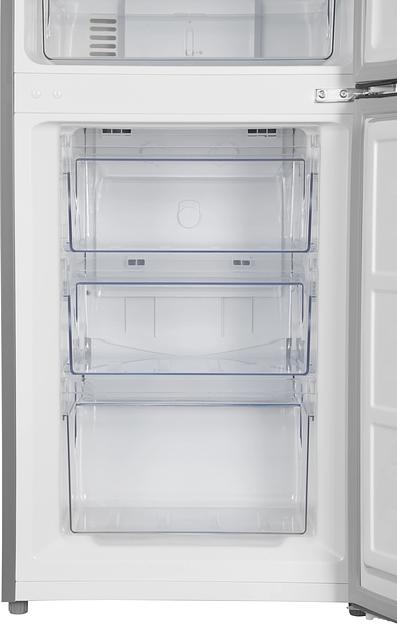 Холодильник Kraft KF-NF292X нержавеющая сталь двухкамерный 201/64л морозилка снизу фото 8