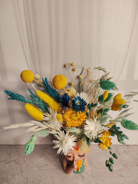 Букет из сухоцветов 18 см код 115995369 ОПТ фото 2